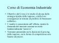 Corso di Economia Industriale PowerPoint PPT Presentation