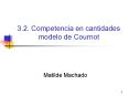 3.2. Competencia en cantidades modelo de Cournot PowerPoint PPT Presentation