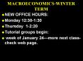 MACROECONOMICS-WINTER TERM PowerPoint PPT Presentation