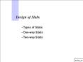 Design of Slabs PowerPoint PPT Presentation