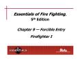 Essentials of Fire Fighting, PowerPoint PPT Presentation