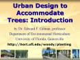 Urban Design to Accommodate Trees: Introduction PowerPoint PPT Presentation