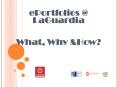 ePortfolios @ LaGuardia PowerPoint PPT Presentation