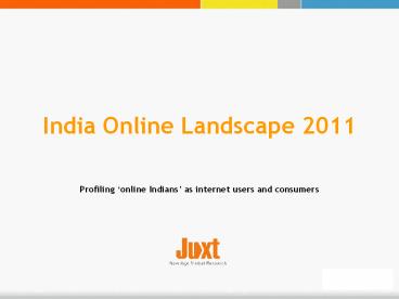 India Online Landscape 2011