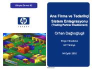 Ana Firma ve Tedarik