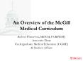 An Overview of the McGill Medical Curriculum PowerPoint PPT Presentation