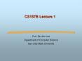 CS157B Lecture 1 PowerPoint PPT Presentation