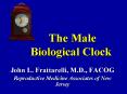 The Male Biological Clock PowerPoint PPT Presentation