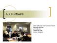 ABC Software PowerPoint PPT Presentation