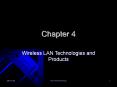 Wireless LAN Technologies and Products PowerPoint PPT Presentation