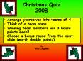 Christmas Quiz 2008 PowerPoint PPT Presentation
