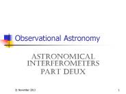 Observational Astronomy