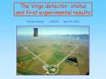 The Virgo detector: status and first experimental results PowerPoint PPT Presentation