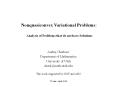 Nonquasiconvex Variational Problems:  Analysis of Problems that do not have Solutions PowerPoint PPT Presentation