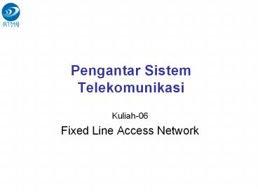 Pengantar Sistem Telekomunikasi