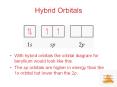 Hybrid Orbitals PowerPoint PPT Presentation