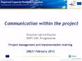 Communication within the project PowerPoint PPT Presentation