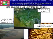 MORPHODYNAMICS OF SAND-BED RIVERS ENDING IN DELTAS