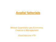 Analisi fattoriale