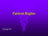 Patient Rights