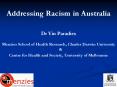 Addressing Racism in Australia PowerPoint PPT Presentation