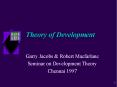 Theory of Development PowerPoint PPT Presentation