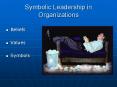 Symbolic Leadership in Organizations PowerPoint PPT Presentation