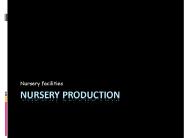 Nursery Production