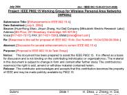 IEEE 802.15 <subject>