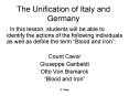 The Unification of Italy and Germany PowerPoint PPT Presentation