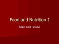 Food and Nutrition I PowerPoint PPT Presentation