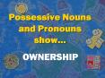 Possessive Nouns and Pronouns show PowerPoint PPT Presentation