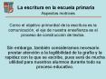 La escritura en la escuela primaria PowerPoint PPT Presentation