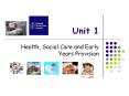 Health, Social Care and Early Years Provision PowerPoint PPT Presentation