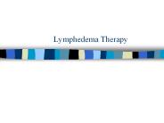 Lymphedema Therapy