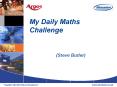 My Daily Maths Challenge PowerPoint PPT Presentation