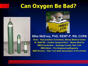 Can Oxygen Be Bad?