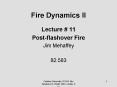 Fire Dynamics II PowerPoint PPT Presentation