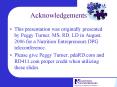 Acknowledgements PowerPoint PPT Presentation
