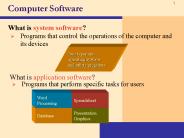 Computer Software