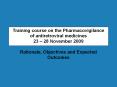 Training course on the Pharmacovigilance of antiretroviral medicines 23  PowerPoint PPT Presentation