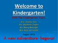 Welcome to Kindergarten! PowerPoint PPT Presentation