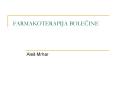 FARMAKOTERAPIJA BOLECINE PowerPoint PPT Presentation