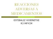 REACCIONES ADVERSAS A MEDICAMENTOS