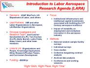 Introduction to Labor Aerospace Research Agenda (LARA)