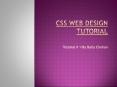css tutorial - By Bally Chohan PowerPoint PPT Presentation