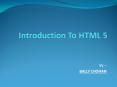 HTML 5 tutorial - By Bally Chohan PowerPoint PPT Presentation