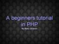 php tutorial - By Bally Chohan PowerPoint PPT Presentation