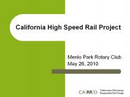 California High Speed Rail Project