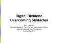 Digital Dividend Overcoming obstacles PowerPoint PPT Presentation